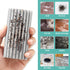 6 Pack Damp Dusting Sponge Duster, Grey Dust Cleaning Sponge, Reusable Household Cleaning Sponge Tool for Blinds, floorboards, fan blades, Vents, ...