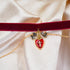 14K Gold Plated Red Heart Cross Velvet Double Choker Necklace for Women Goth 90s Chokers Aesthetic Necklace Gothic Jewelry Bow Kawaii Chocker Acce...