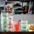Bormioli Rocco Rock Bar 9.25 oz. Rocks Stackable Tempered Beverage Glasses for Cold Drinks, Water, and Cocktails, Set of 6, Mint Green...
