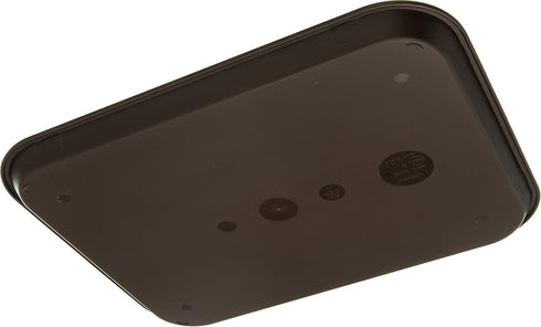 Carlisle FoodService Products Cafe Plastic Fast Food Tray, 14" x 18", Chocolate...