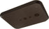 Carlisle FoodService Products Cafe Plastic Fast Food Tray, 14" x 18", Chocolate...