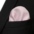 S&W SHLAX&WING Neckties for Men Colours Tie Blush Rose Gold Pink Solid Colors Matching Pocket Square...