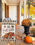 Welcome Thanksgiving Fall Garden Flags for Outside Decorations, FOOTBALL and Fall Y'all Truck with Maple Leaves Small Yard Flag, Harvest Autumn Se...