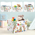 Clastyle Reading Corner School Classroom Book Basket with Handle 36L Large Monkey Book Tree Shelf Basket for Kid Room Nursery Collapsible Rectangl...