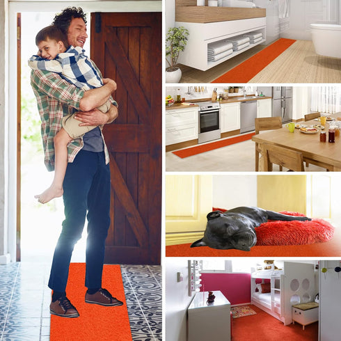 Jtnohx Large Felt for Crafts, 98.5"x15.75" Flexible Felt Fabric, Large Size Felt Sheets, 1.4mm Thickness Soft Felt Runner for Step and Display Eve...