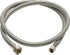 Fluidmaster B1F48 Faucet Connector, Braided Stainless Steel - 3/8 Female Compression Thread x 1/2 F.I.P. Thread, 4 Ft. (48-Inch) Length...