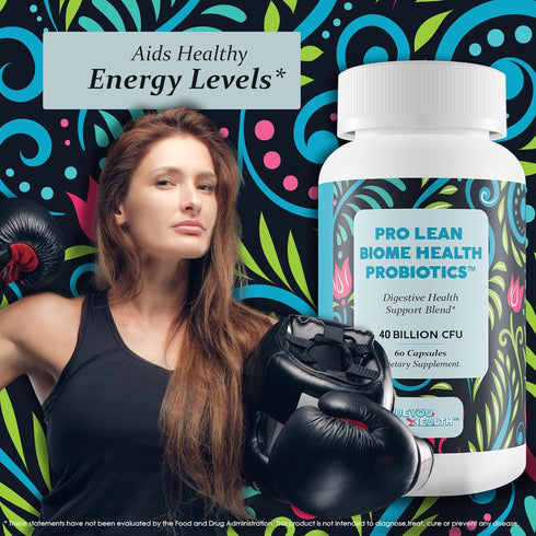 Pro Lean Biome Health Probiotics - Digestive Health & Immune Support - Improve Gut Microbiome for Overall Health & Improved Energy - Probiotic & P...