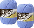 Lily Sugar 'N Cream Super Size Yarn 100% Cotton 4 oz Cornflower Set of 22......