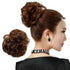 Onedor® Ladies Synthetic Wavy Curly or Messy Dish Hair Bun Extension Hairpiece Scrunchie Chignon Tray Ponytail (1#-Black)...