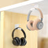 HomeMount Headphone Hook Under Desk - Headphone Holder Under Table, Adhesive Gaming Headphone Stand Hanger Desk Mount for Most Headphone(White-2P)...