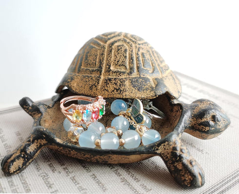 Hide A Key Outside - Spare Key Hider - Outdoor Key Hider, Garden Turtle Statues Key Box...