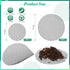 200 Pieces Round Mesh for Plant Pot Gardening Pad Plant Pot Hole Mesh Pad Bonsai Mesh Flower Pot Drainage Mesh Drainage Hole Screens Bonsai Pot Bo...