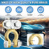 Battery Terminals 2 Pair, Battery Terminal Connectors Clamps Pure Brass, Battery Cable Ends Positive Negative with Anti-Corrosion Pad for Car RV A...