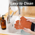 uxcell Silicone Oven Mitts, Heat Resistant Gloves Dutch Pot Holders, Kitchen Hand Protection, Non-Slip Grip Double Oven Gloves, with Hanging Loop,...