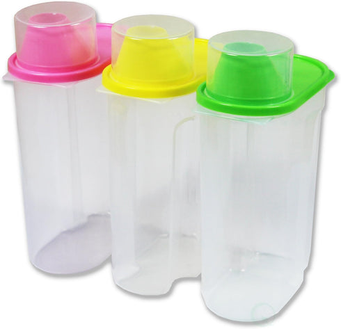 Large BPA-Free Food Storage Containers with Lid - Perfect for Storing Flour, Sugar, Grains, Rice, Cereals, and Baking Supplies for Better Kitchen ...