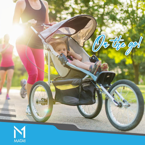 Inner Tube Tire Replacements Two 16'' x 1.75/2.125 & One 12.5'' x 1.75/2.25 for Jogging Stroller, Compatible w/All Brands: BoB Revolution Flex/Pro...