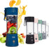 COOK WITH COLOR Mini Portable Blender - 250W Power, 12oz Capacity, Stainless Steel Blade, Wireless/USB Rechargeable,Blue...