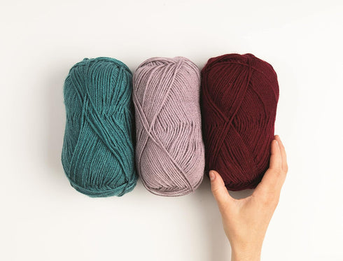 Knit Picks Brava Sport Weight 100% Acrylic Beige Yarn Hypoallergenic Washable - 100 g (Almond)...