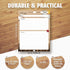 Full Size Recipe Pages 8.5x11'' Double-Sided Paper, (25 Sheets) No-Smear Matte Paper Recipe Pages for Binders, Convenient Blank Recipe Paper Refil...