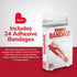 BioSwiss Bandages, Bacon Shaped Self Adhesive Bandage, Latex Free Sterile Wound Care, Fun First Aid Kit Supplies for Kids, 24 Count...