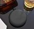 Hip Flask for Liquor Matte Black 8 Oz Stainless Steel Leak-Proof Circular with Funnel in Gift Package for Men & Women....