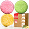 Shampoo Bar Pack 3 - Mix Ginger Rosemary & Rice Water - pH Balanced Hair Growth, Anti Hair Loss, Hair Regrowth Solid Soap Easy for Travel - Sulfat...