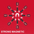 30 Pieces T20 1 In. Impact Tough Magnetic #20 Torx Head Power Bits, S2 Alloy Steel T20 Screwdriver Bits Set...