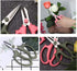 Leize Garden Flower Scissors, Premium Thickened Stainless Steel Floral Shears, Strong Pruner for Flowers, Branches and Leaves...