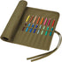 ECHSRT Paint Brush Holder Roll Up Paint Brush Case Storage for Artist Acrylic Oil Watercolor, Paint Brush Holders and Organizers 30 Slots?Army Gre...