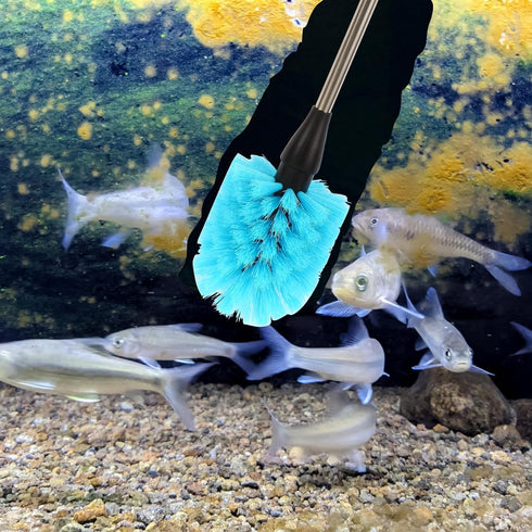 11 in 1 Fish Tank Aquarium Cleaning Brush Kit,Aquarium brushSutiable for Acrylic Fish Tank, and Plastic Fish Tank,Glass Fish Tank,Non Rusting,Fish...