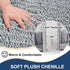Arotive Luxury Chenille Toilet Rugs U-Shaped, Extra Soft Thick Absorbent Toilet Mat, Non-Slip Shaggy Plush Contour Bathroom Rugs, Machine Wash Dry...