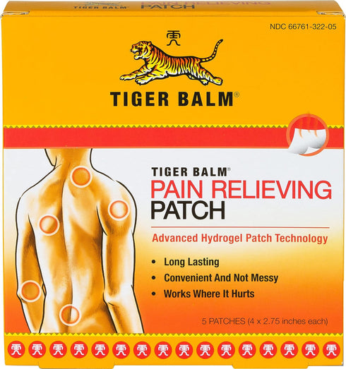 Tiger Balm Pain Relieving Patch, 5 Count...
