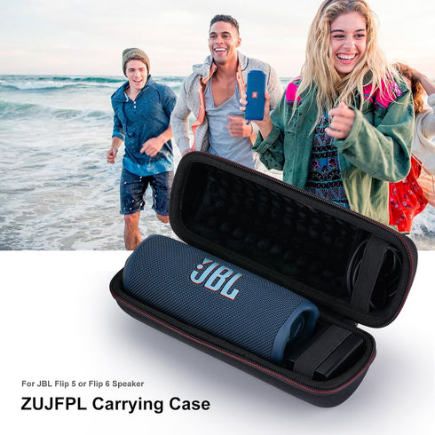EVA Hard Case for JBL Flip 6 Flip 5 Waterproof Portable Bluetooth Speaker, Fit for JBL Flip 4 Premium Travel Protective Carrying Storage Bag.Fits ...