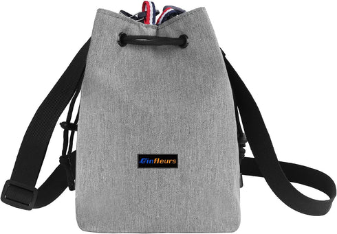 Camera Bag, Camera Case, Drawstring Camera Bag, Waterproof Camera Shoulder Bag, Soft Camera Case with Camera Straps for Photographers...