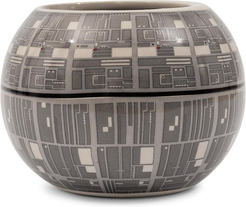 Silver Buffalo Star Wars Death Star 3D Sculpted Ceramic Coffee Mug for Cappuccino, Latte or Hot Tea, 20 ounce, Gray Multicolor SV9195...