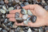 Fantasia Materials: 1/2 lb Tumbled Grey Botswana Agate Stones from Africa - 1" to 1.25" avg. (Size #7)...