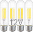 12V LED Light Bulbs - Daylight 5000K 4W(Only for 12 Volt DC/AC) - E26 Standard Base - 40W Equivalent Dimmable T10 Low Voltage Bulb for RV, 4 Pack...