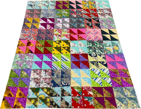 8" x 8" 50PCS Quilters Cotton Fabric Squares Bundles for Sewing Quilt Potholders DIY& Quilting Beginners...
