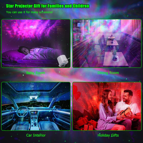 Galaxy Projector,Star Projector with Timer and Remote Control for Kids and Adults Bedroom Decoration, Valentine's Day, Party, Birthday, Christmas ...