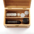 Wooden Stash Box with Rolling Tray Stash Box Combo to Organise your Herbs and Accessories - Rolling Kit with Removable divider - Large stash box a...