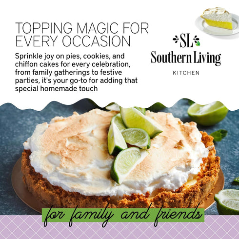 Southern Living Meringue Powder Mix for Baked Goods, Gourmet Topping, Made with Egg Whites, Perfect for Meringue, Cakes, Cookies & More, 1 Box (2 ...