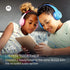 Motorola Sound JR300 Bluetooth Wireless Toddler Headphones with Microphone - Foldable Over Ear Kids Bluetooth Headphones with Safe Volume Limit 85...