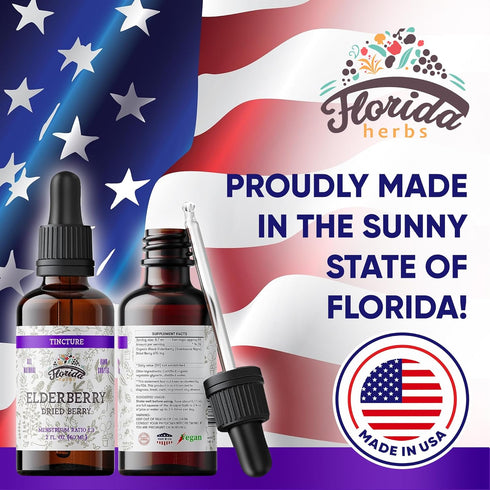 Elderberry Syrup, Organic Black Elderberry Extract for Immune Support, Non-GMO in Cold-Pressed Organic Vegetable Glycerin 2 Fl Oz...