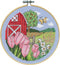 Design Works Crafts Spring Counted Cross Stitch Kit with Hoop...