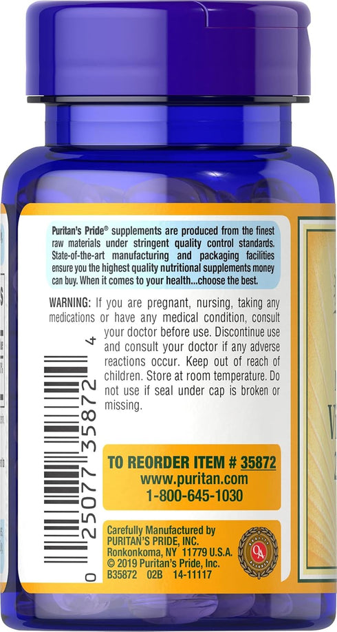 Puritan's Pride Vitamin D3 10,000 IU, Twin Pack 200 Total Count...
