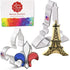 Ann Clark Cookie Cutters Vive La France Cookie Cutters 2-Pc. Set Made in the USA, Eiffel Tower and Fleur de Lis...