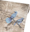 SimpleLife4U Blue Birds Contact Paper Handwriting Pattern Self-Adhesive Shelf Liner Locker Sticker 17.7 Inch By 9.8 Feet...