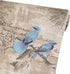 SimpleLife4U Blue Birds Contact Paper Handwriting Pattern Self-Adhesive Shelf Liner Locker Sticker 17.7 Inch By 9.8 Feet...