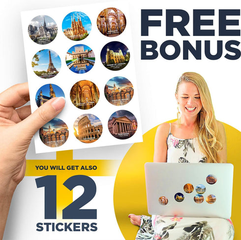 Stylish Fridge Magnets in 25 Unique Multipack Themes - Glass Design, Perfect for Organization, Lockers, & More...