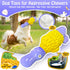 Dog Toys for Aggressive Chewers: Tough Dog Chew Toys-Large Squeaky Dog Toys for All Breed Sizes to Keep Them Busy (Purple)...
